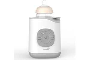 GROWNSY Bottle Warmer, Baby Bottle Warmer Fast Baby Food Heater&Thaw BPA-Free Milk Warmer with Accurate Temperature Control for Breastmilk or Formula for Bottles