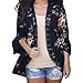 Produktbild Damen Spitze Floral Offenes Cape Lässiger Mantel Lose Bluse Kimono Jacke