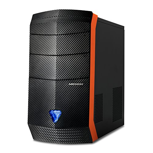 Medion P5369I Erazer Desktop PC (Intel Core i7-6700, NVIDIA GeForce GTX 1070 Founders Edition Grafikkarte, 8GB GDDR5 Speicher, 1TB HDD Festplatte, HDMI-Audio-/Video-Ausgang, Win 10 Home) schwarz - 5