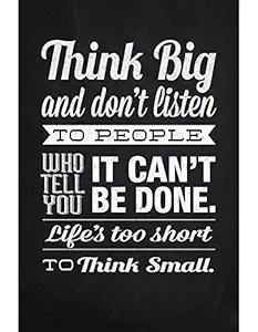 Giant Innovative GI110 Motivational Wall Decor Poster for Students, Gym, Home and Office (250 GSM Paper, 12 x 18 Inches, Multicolour)