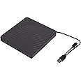 Portable External DVD Drive Box for 12.7mm DVD RW Drive, 5Gbps External DVD Drive Rewriter Burner Enclosure, USB C Optical Player Box for DVD RW Drive Writer Reader for PC Laptop Desktop