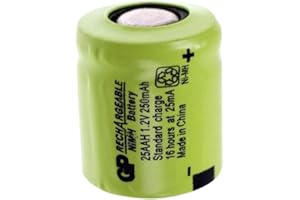 GP TONER 110558 GP Batteries GP25AAH - Batteria speciale 1/3 AA Flat-Top NiMH 1,2 V 250 mAh
