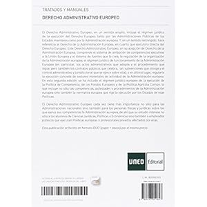 Derecho administrativo europeo (Tratados y Manuales de Derecho)
