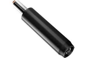 MUJILUXE Gasdruckfeder,Bürostuhl Ersatz Gaslift, Gasdruckfeder für Bürostuhl, Gasdruckdämpfer für Drehstuhl, Chefsessel, Hocker, Schreibtischstuhl, Länge 255 mm, Schwarz