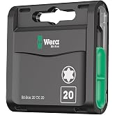 Wera 05057770001 U&ccedil; Seti, U&ccedil; Kutusu 20 TX 20, 20 Par&ccedil;a