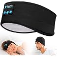 Perytong Cuffie per dormire Bluetooth Fascia per cuffie sportive senza fili, lunga durata di