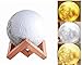Produktbild RSPrime Beleuchtung LED Mond Lampe Nachtlicht Moon Lunar Lampe 3D Night Light USB Leuchten Nachtlampe Nacht Licht 5.1 Inch Mondschein Tischlampe Innenbeleuchtung Schlummerleuchten Decoration Lampen