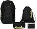 Produktbild Satch Schulrucksack-Set 4-tlg Match Black Bermuda 9L0 black bermuda