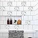 Price comparison product image J Pack of 10 Tile Stickers - Self Adhesive Decorative Wall Tile for Living Room Kitchen Bathroom - PVC Peel and Stick on Tile TS016 , 20cm*20cm