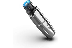 EXTREME TATTOO Mast Tour maquina de tatuar Tattoo Pen Rotary maquina tatuar pen Style microblading Pen Machine Short Pen RCA Connected for Eyebrow Lips Eyeliner Small Tattoo Gris