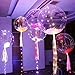 Produktbild Yukio Festival - Helium Balloon LED 13 Zoll Bobo Ballon Blinklichter für Geburtstag Hochzeit Weihnachten Party Dekoratiob, füllung mit Helium, Nacht Party Supplies (24 Zoll)