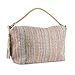 Produktbild WOKJBGE Rattan Tasche Handtasche Quaste Braid Strap Weave Frauen Strand Umhängetasche Große Sommer Stroh Tote Einkaufstasche