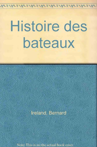 couverture de : Histoire des bateaux