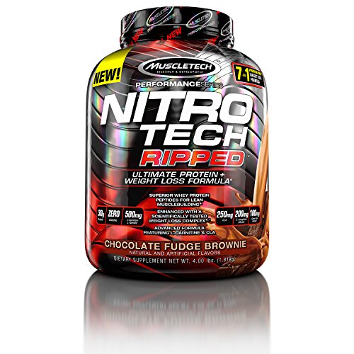 Muscle Tech Nitrotech Ripped - 1.81 kg (Chocolate Fudge Brownie) RS.4716 (35.00% Off) - Amazon