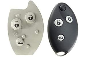CARCASASCHULAS Goma 3 Botones para el Mando/Carcasa/Llave de Citroen C5 XSARA botonera Pad