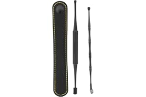 BRRNOO Zestaw do Usuwania Woskowiny z Uszu, Narzędzie do Czyszczenia Uszu, Skrobak do Uszu, Zestaw do Usuwania Woskowiny, Czyszczenie Uszu