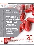 Image de Auxiliar de Enfermería Personal Laboral  de la Administración de la Comunidad Autónoma de Cantabria. Temario Materias Específicas (Colección 330)
