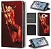 Produktbild CoverFix Premium Flip Cover Hülle für Samsung Galaxy S3 / S3 Neo Schutzhülle Kunstleder Flip Case Motiv (1570 Teufel Frau Sexy Halloween)