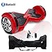 Produktbild Cool&Fun Hoverboard 8 Zoll E Scooter Elektroscooter Elektroroller (schwarz rot) (RedB)