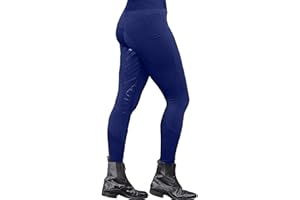 EKRFXH Women Equestrian Ladies Soft Trousers Leggings High Waist Tights Breeches Equine for Horse Riding Gym Yoga