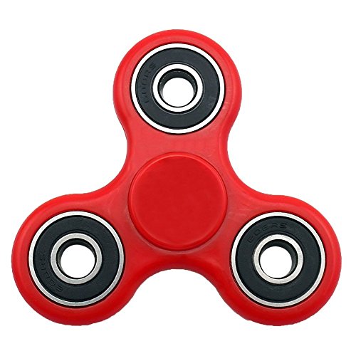 Tri-Spinner Fidget Toy 3D Printing Ceramic with Premium Quality EDC Focus Toy for Kids & Adults (Red) Tri-Spinner Fidget Toy 3D Printing Ceramic with Premium Quality EDC Focus Toy for Kids & Adults (Red)