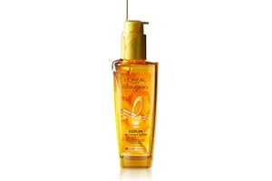 L'Oreal Paris Extraordinary Oil Hair Serum Powered by Floral Oils for All Hair Types, Volume- 100 ml, Makes hair frizz-free, stronger, shiny and provides UV and Heat Protection, Lightweight Formula