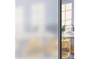 Difit Pellicola Vetri Finestre, Durevole Pellicola Oscurante Per Vetri, Senza Colla Pellicola Adesiva Per Vetri, Rimovibile Pellicola Oscurante Per Vetri Finestre, Privacy Pellicola Anti UV(90x300cm)