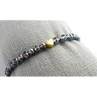 Armband Shiny Heart 925 Silber verg. *Farbwahl*