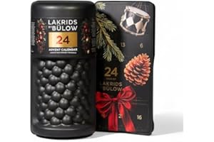‎LAKRIDS BY BÜLOW LAKRIDS BY BÜLOW - Großer Lakritz Adventskalender 2025 - Weihnachtskalender mit Dänischer Gourmet Lakritze und Schokolade hergestellt in Kopenhagen - Glutenfrei & ohne Gelatine