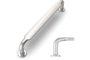 Amerdeco 10 Pieza Tiradores Cocina 128mm Tiradores Armarios Níquel Cepillado Tirador Puerta Tiradores Cajones de Muebles UK0071