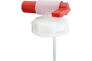 Fittingstore Robinet de vidange pour bidon en plastique DIN 45/DIN 51/DIN 61 (pour filetage extérieur : 54,8 mm)