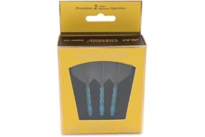 CUESOUL Rost T19 Arbre de fléchettes intégré et Vols en Forme de Grande Aile, Lot de 3