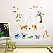 Decowall DW-1206 Jungle large Wall Stickers/Kids wall decals/wall transfers/wall tattoos/wall sticker