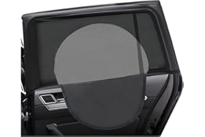 CGEAMDY 2 Pcs Pare-Soleil Voiture Bébé, pour La Protection de La Vie Privée Bloquer Les Rayons UV et Vitres, Protection Solaire Enfants et Animaux pour Toutes Les Voitures (Fenêtre Arrière)