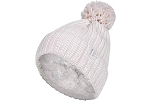 HEAT HOLDERS - Femme Fantaisie Chaud Hiver Bonnet avec Pompon