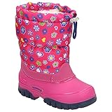 Rutschfeste Gummisohle Spirale Maja Mädchen Winterstiefel, Schneestiefel für Kleinkinder, Kinder Schlupfstiefel, Canadian Boot, Warm gefüttert, Wasserabweisend Pink (Fuxia (084)), EU 20
