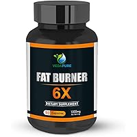 Vedapure Natural Fat Burner 6X Advanced Weight Loss Supplements with Green Coffee Bean Extract, Green Tea Extract and…