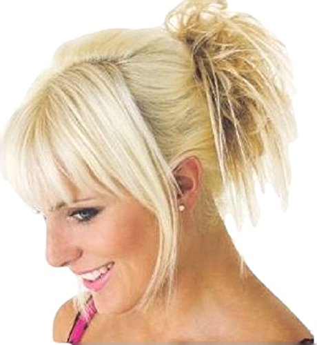 HAIR EXTENSION SCRUNCHIE UP DO DOWN DO SPIKY TWISTER (28 Bleach Blonde)
