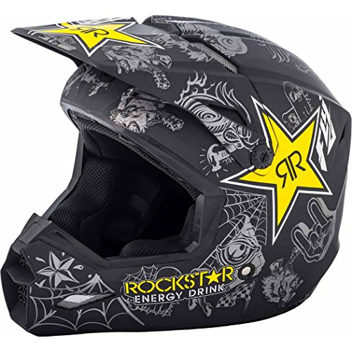 Preisvergleich Produktbild Fly Racing Helm Elite Rockstar Schwarz Gr. M