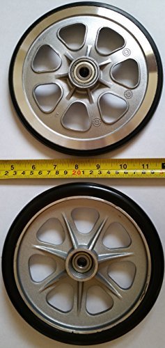 Complete Set of 2 Large Wheels for LandRoller Terra 9 Skates
