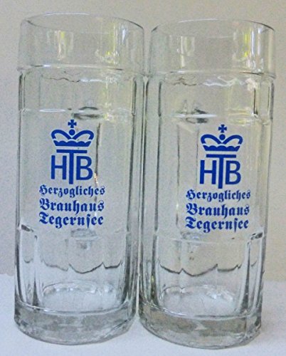 Preisvergleich Produktbild 2 Stück Tegernseer 0,5l Bierkrug