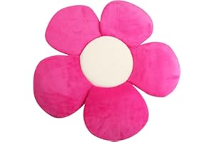 AOOPOO Materassino da bagno a forma di fiore, cuscino da bagno per neonati portatile, imbottito e pieghevole, per vasca da bagno (Rosa rossa)