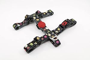 ASTORPET | Tailpetz Arnés Tipo H para Perro. Arnés Ajustable de Tacto Suave. Cierre de Seguridad y Presilla Cosida. Space - Talla S