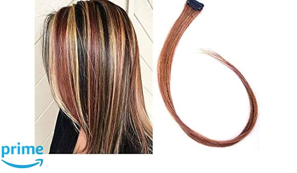Glan Real Human Hair Extension For Women In 1 Clip Highlighter
