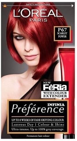 L'Oreal Preferance P67 Scarlet Power