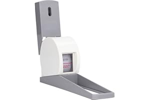 YUECOOM MetreDéroulant Mécanique Toise Murale,ruban à mesurer en plastique de mur, mètre de mesure de hauteur adulte rétractable croissance du corps stature altimètre équipement auxiliaire 2.2 mètres