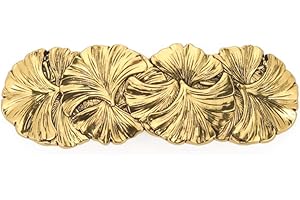 kkjoy Spinki do włosów w stylu vintage, miłorząb, ręcznie wykonane, sprężynowe spinki, metalowe spinki do włosów, akcesoria do włosów, dla kobiet, dziewcząt