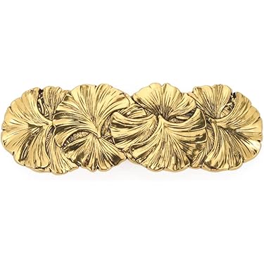 FRCOLOR Haarknoten-Clips, 3er Set, Goldfarben, Metalllegierung, Vintage-Stil, Für Hochzeit & Alltag