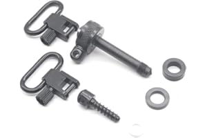 TRIROCK Quick Detach 1.0'' Rifle Sling Swivels Mounting Kit Fits Remington 7400 / Model Four Autoloaders S-1712