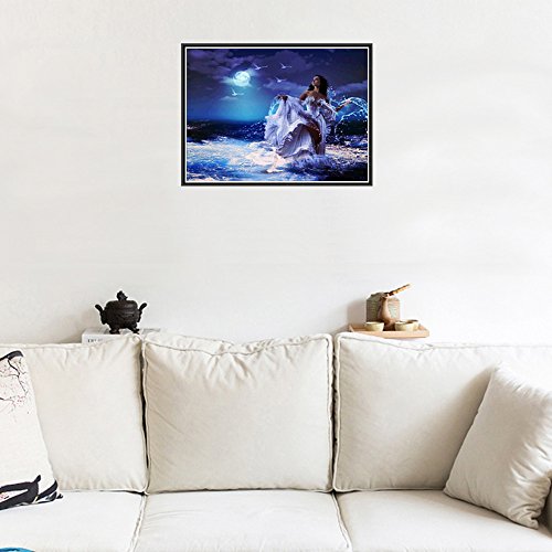 Igemy 30 * 40cm 5D Stickerei Gemälde Rhinestone geklebt DIY Diamant Malerei Kreuzstich (E) - 3